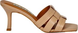 Albano Heeled Mules Beige Dames