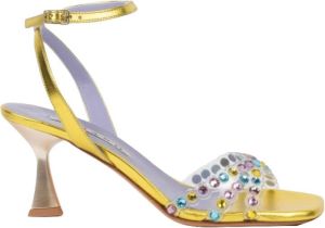 Albano High Heel Sandals Geel Dames