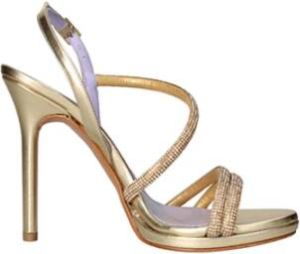 Albano High Heel Sandals Geel Dames