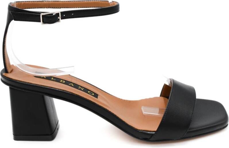 Albano High Heel Sandals Zwart Dames