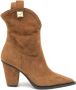 Albano Leren Dames Texaanse Laarzen - Thumbnail 1