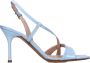 Albano Leren Sandalen met Hoge Hak - Thumbnail 1