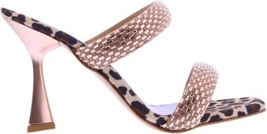 Albano High Heel Sandals Pink Dames