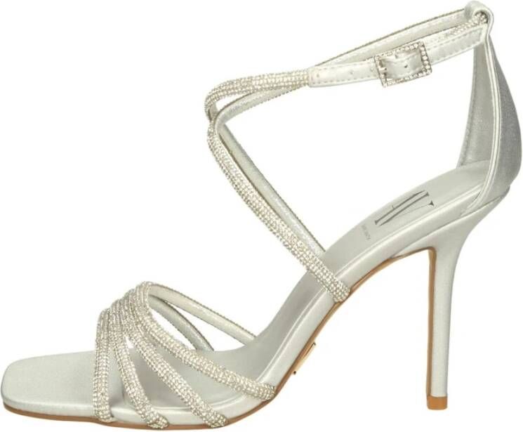 Albano Sandalen met hak en plateauzool