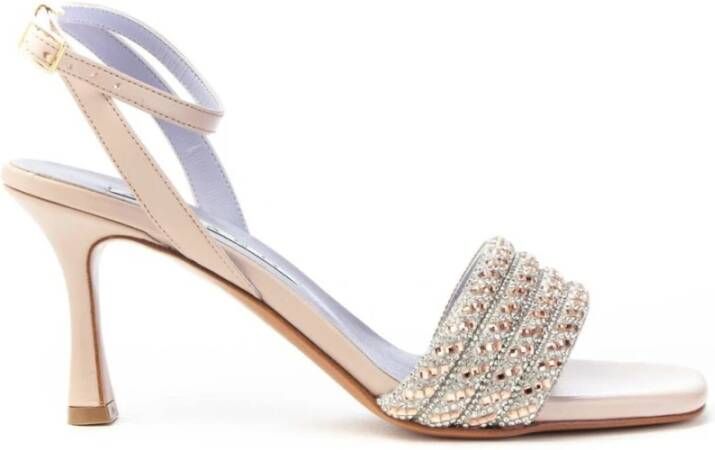 Albano Stiletto Sandaal met Strass Gray Dames