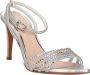 Albano Zilveren Sandaal met Strass - Thumbnail 1