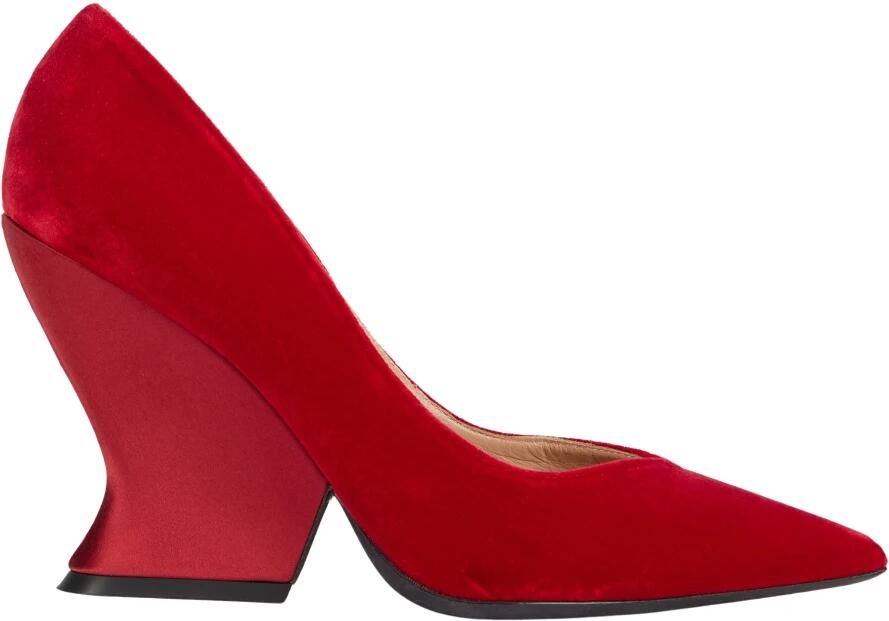 Alberta Ferretti Decolleté met geometrische hak