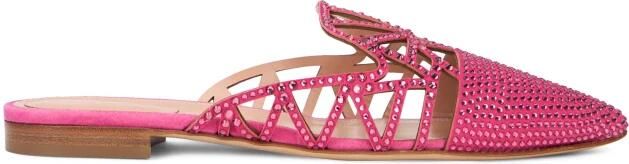 Alberta Ferretti Low Pointed Mules
