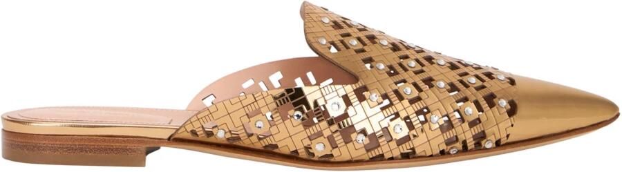 Alberta Ferretti Puntige Mules