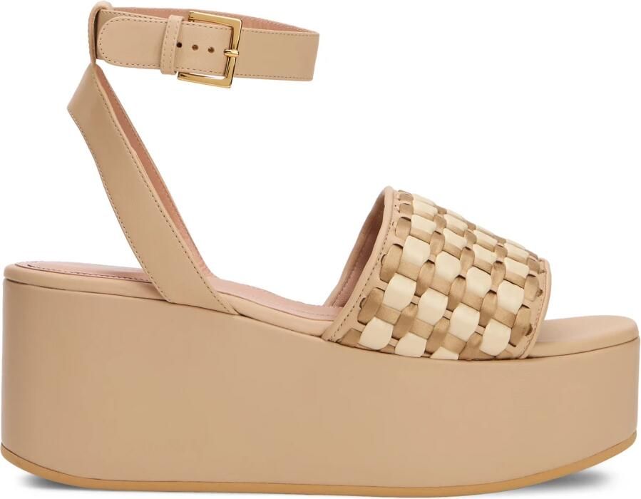 Alberta Ferretti Woven Platform Sandal