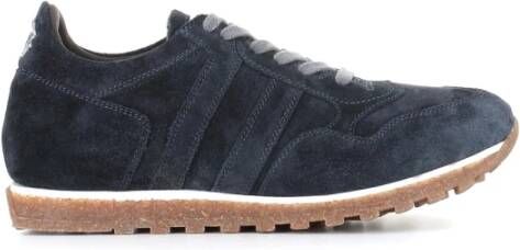 Alberto Fasciani Blauwe Suède Sneakers met Kurk- en Latexzool Blue Dames