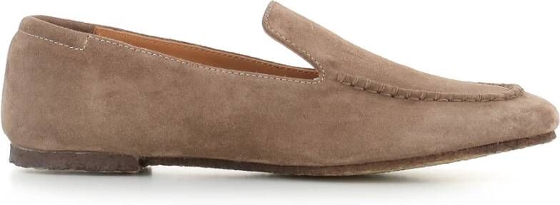Alberto Fasciani Duifgrijs Suède Loafer Vrouwen
