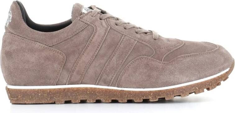 Alberto Fasciani Fango Suede Kurk Sneakers Gray Heren