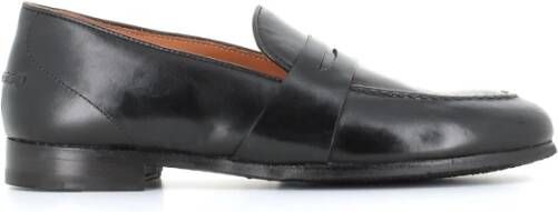Alberto Fasciani Klassieke zwarte leren sandalen Black Dames