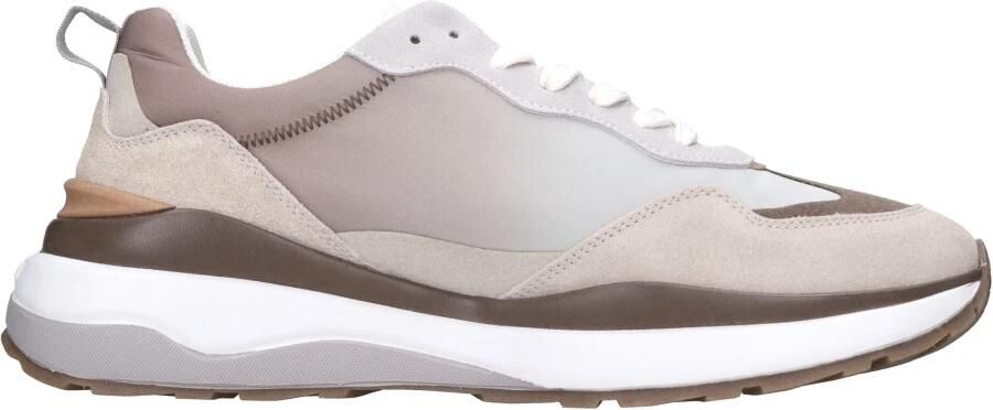 Alberto Guardiani Leren en stoffen sneakers - Foto 4