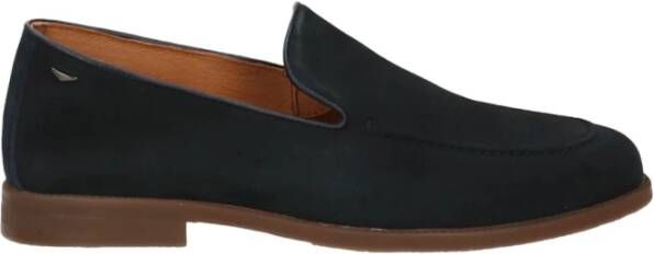 Alberto Guardiani Blauwe Suède Casual Chic Loafers