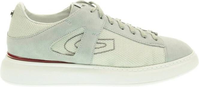 Alberto Guardiani Suède en stoffen herensneakers