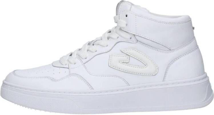 Alberto Guardiani Witte High Top Sneakers NEW ERA White Heren