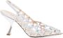 Alchimia Metallic Leren Pumps met Asymmetrische Hak Beige Dames - Thumbnail 1