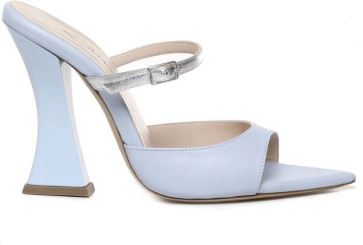 Alchimia Hemelse Blauwe Kalfsleren Sandalen Blue Dames