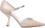 Alchimia Nude Leren Gesloten Teen Hakken Pink Dames - Thumbnail 1