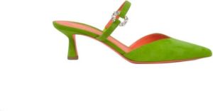 Aldo Castagna Heeled Mules Groen Dames