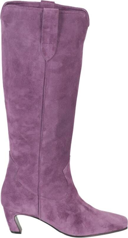 Aldo Castagna High Boots Purple Dames