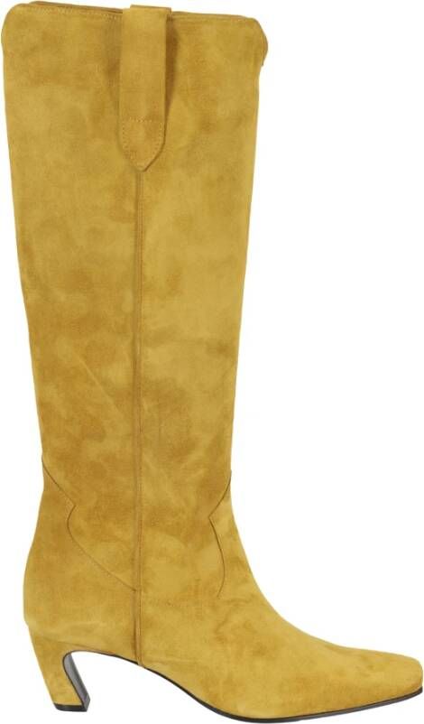 Aldo Castagna High Boots Yellow Dames