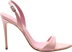 Aldo Castagna Lederen diamanten sandalen Roze Dames