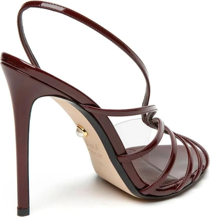 Alevi Milano Bordeaux Patentleren Stiletto Sandalen - Foto 2