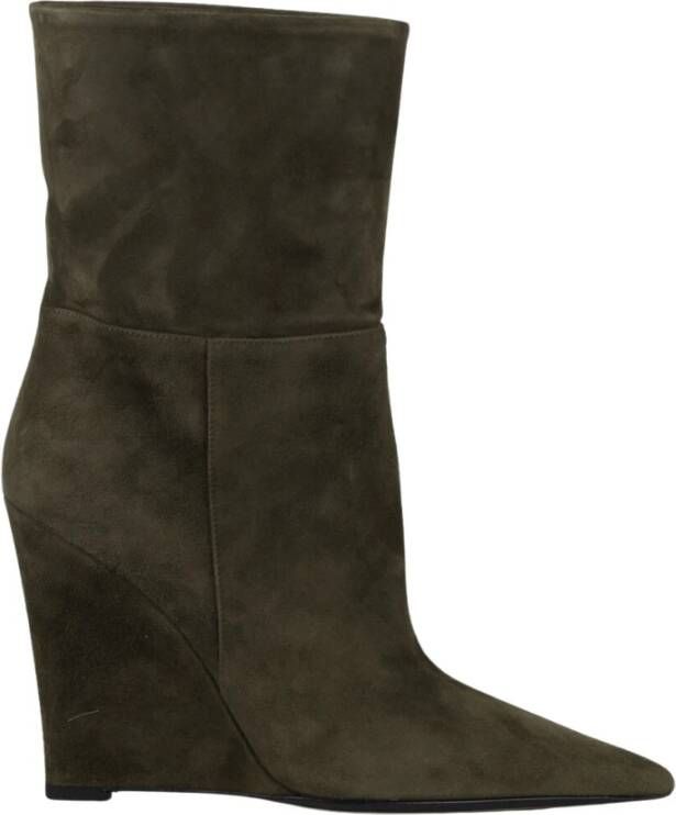 Alevi Milano Bay 100 Cry Suede Schoenen Green Dames