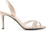 Alevi Milano Beige Leren Stiletto Sandalen Beige Dames - Thumbnail 1