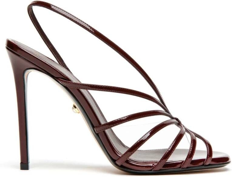 Alevi Milano Bordeaux Patentleren Stiletto Sandalen