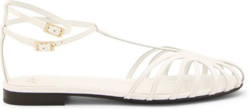 Alevi Milano Flat Sandals White Dames