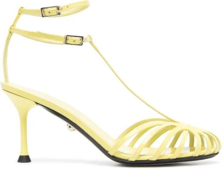 Alevi Milano High Heel Sandals Yellow Dames