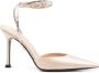 Alevi Milano Satijnen Sandalen met Kristallen Bandje - Thumbnail 1