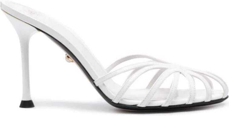 Alevi Milano Witte sandalen met stijl Abey 095 White Dames