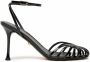 Alevi Milano Zwarte Lakleren Kooi Sandalen Black Dames - Thumbnail 1