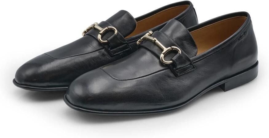 Alexander Hotto Glamour Ner Mocassin met Gesp