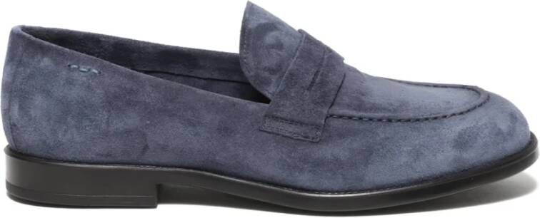 Alexander Hotto Blauwe Suède Loafers