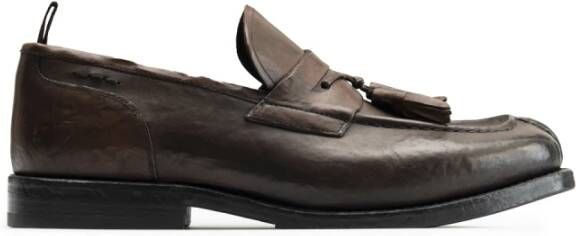 Alexander Hotto Bruin Paardenleer Loafer Schoen Brown Heren