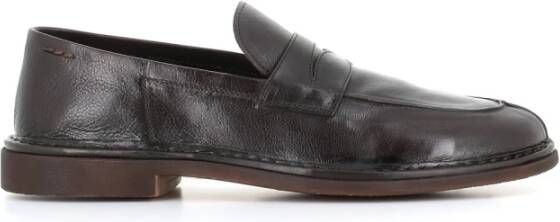Alexander Hotto Donkerbruine Leren Sandalen Brown Heren