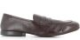 Alexander Hotto Donkerbruine Loafer Schoen van Zacht Leer Brown Heren - Thumbnail 1