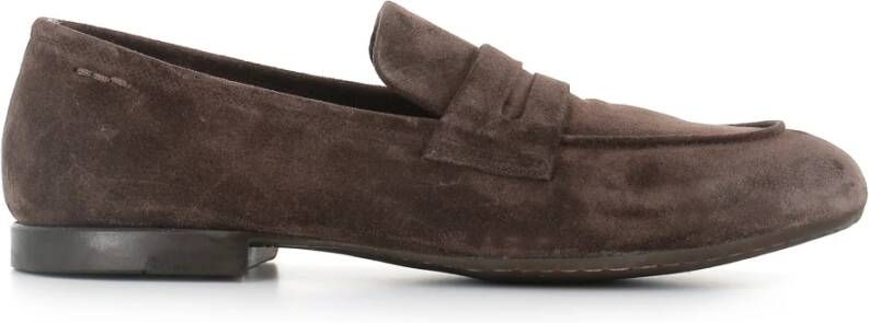 Alexander Hotto Donkerbruine Suède Loafer Schoenen