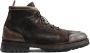 Alexander Hotto Leren Bergschoenen Veterschoen Enkel Brown Heren - Thumbnail 1