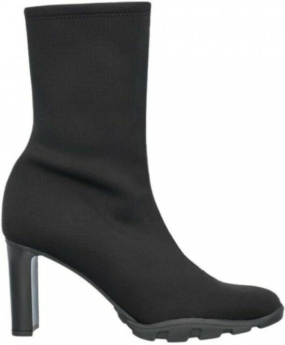 Alexander mcqueen Scuba Soft Boots in Zwart Canvas Black Dames