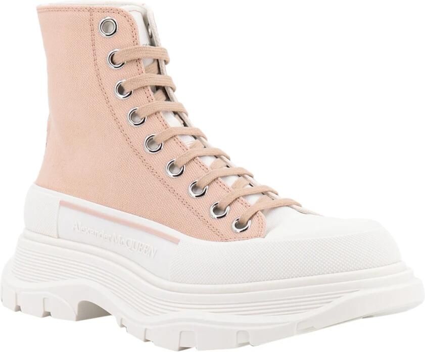 Alexander mcqueen Roze Tread Slick High-Top Sneakers Roze Dames