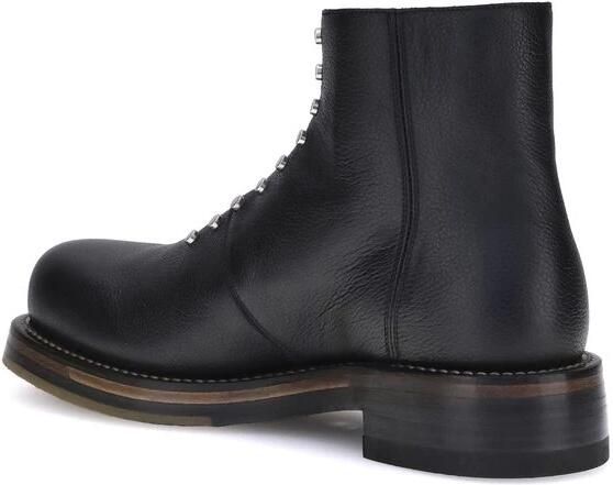 Alexander McQueen Calf Leather Bos Taurus Enkellaarsjes - Foto 2