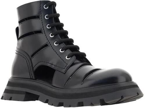 Alexander mcqueen Cut-out Gevechtslaarzen Black Dames - Foto 2