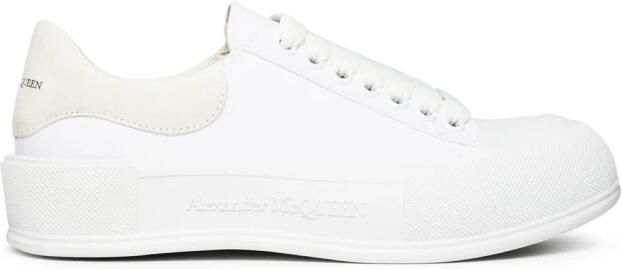 Alexander McQueen Deck Plimsoll Lace Up Sneakers